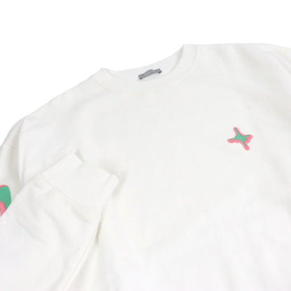 DIOR Homme 513j670a0531 Louis Hamilton 100% Cotton Sweatshirt Ivory S Made In