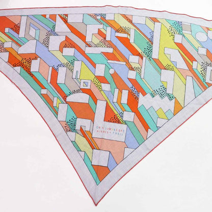 Hermes H363048s Hth2305 Triangle JEAN ON A Summer DAY ON A Summer DAY Cashmere