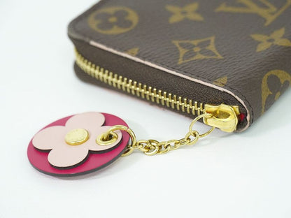 Authentic Louis Vuitton LV Portefeuille Clemence Monogram Long Wallet Brown