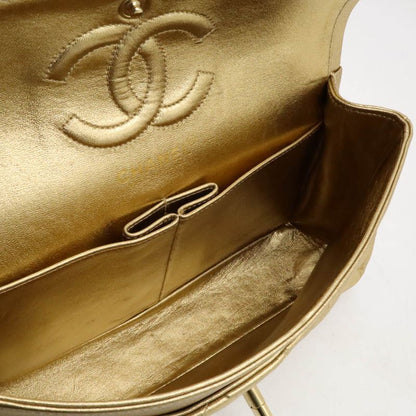 Chanel Matelasse 23 Coco Mark Chain Shoulder W Chain Shoulder Bag Leather Gold