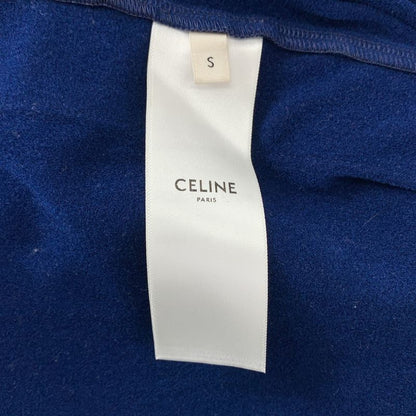 Celine - Sideline Logo Embroidery Flared Track Pants - S - Navy Orange - Women's