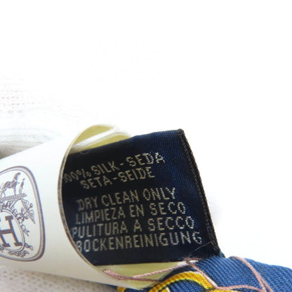 Hermes Twilly Lift Profile Lift Profile 100% Silk Marine/noir/gold Scarf With