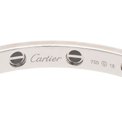 Cartier LOVE Bracelet Love Bracelet 18K White Gold Ceramic PAVE Diamond