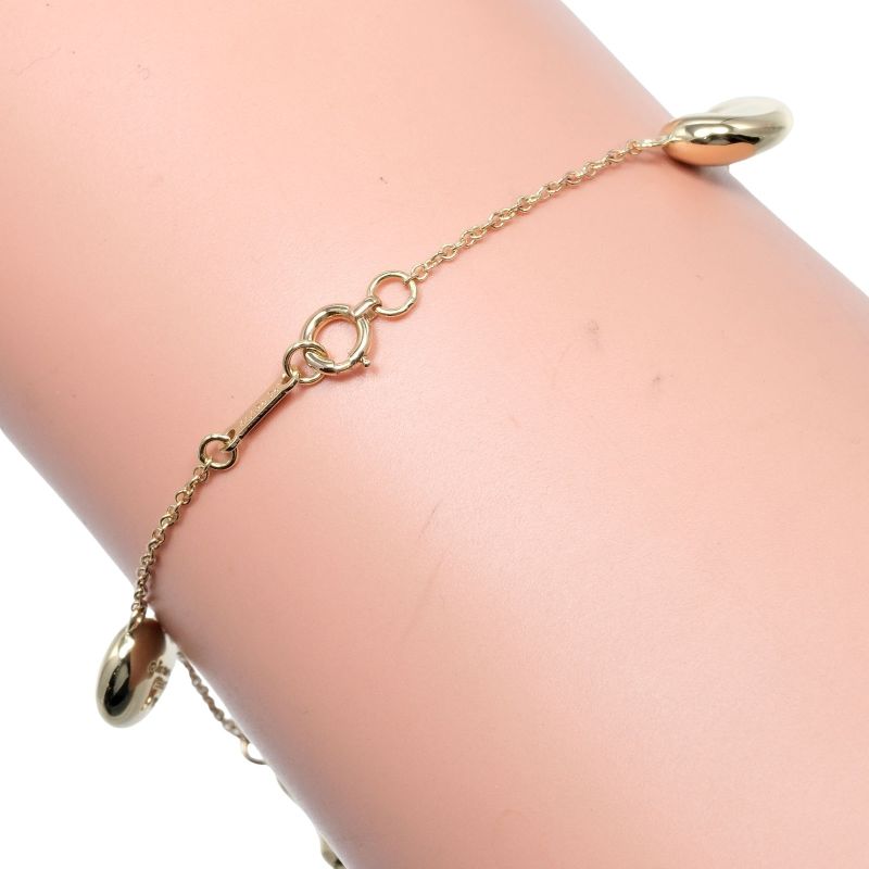 Tiffany & Co Bean 5 Motif 18K Yellow Gold Ladies 7.69g Bracelet