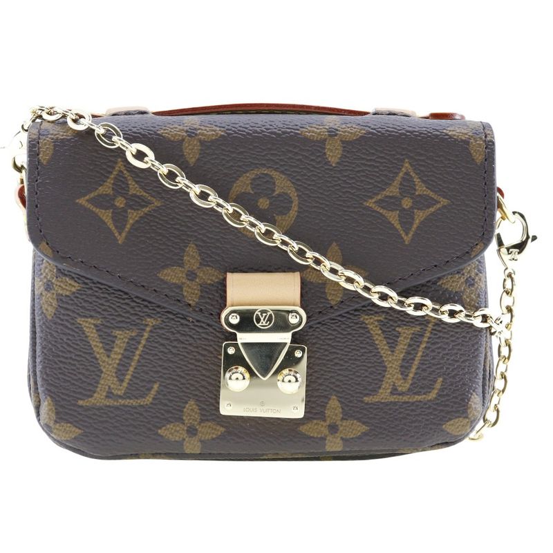Louis Vuitton Micros Metis M81267 Monogram Canvas Brown Ladies Shoulder Bag
