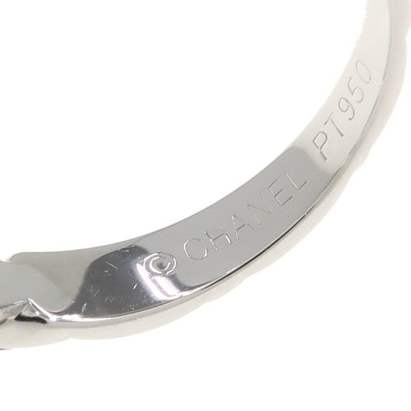 Chanel Matelasse Solitaire Ring /d030ct#95 Approx