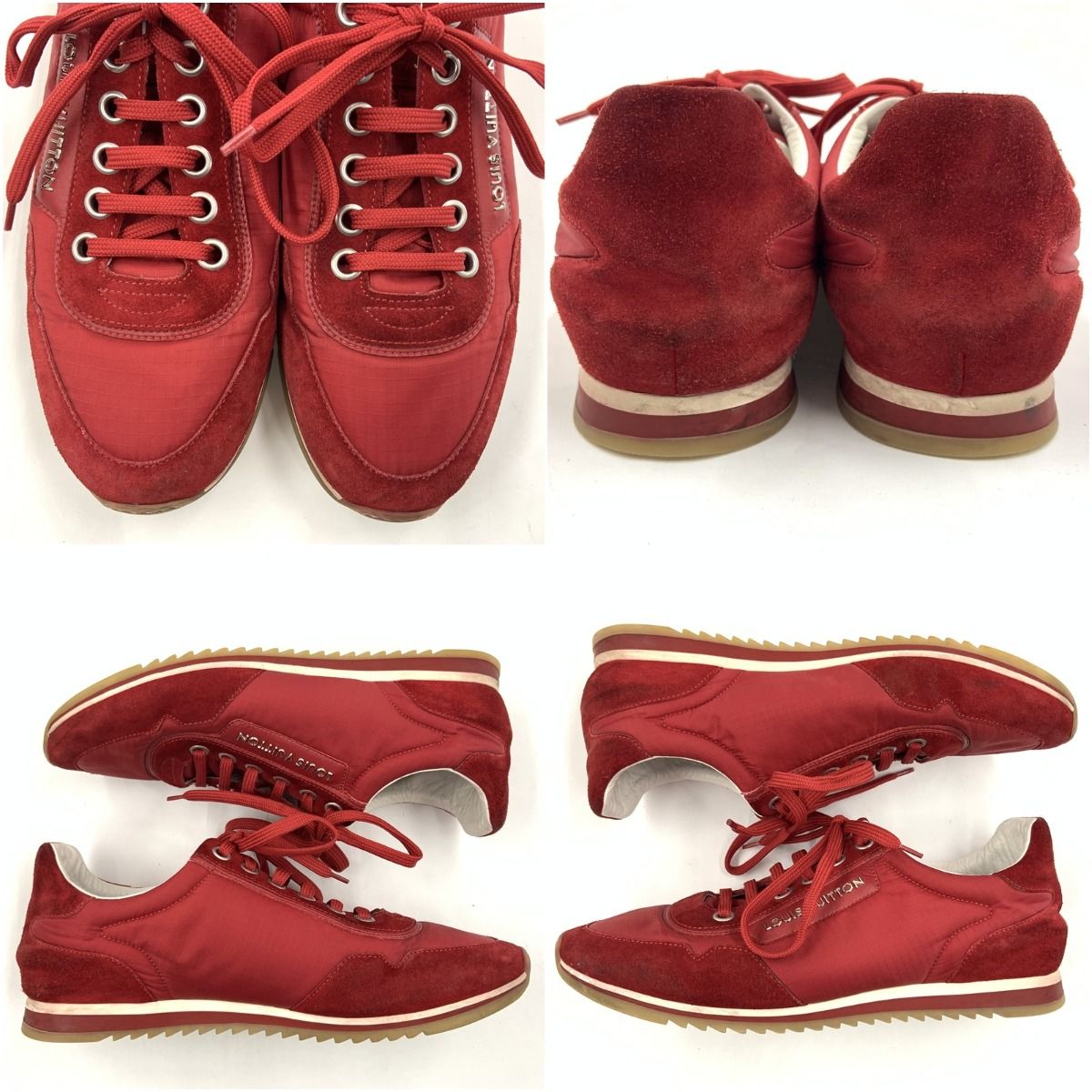 Louis Vuitton Sneakers 6 1/4 Go 1111 Red