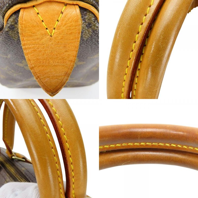 Louis Vuitton Speedy 30 Handbag Speedy 30 M41526 Monogram Brown Gold Hardware
