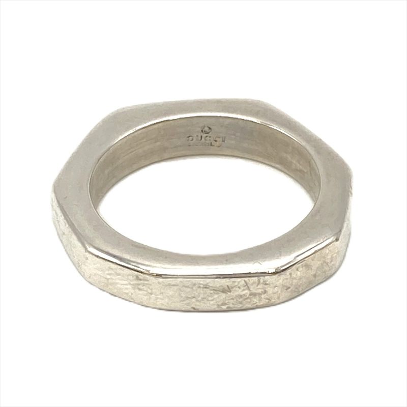 Gucci Octagon Ring Approx 125 Size Sv925 7g Silver Unisex