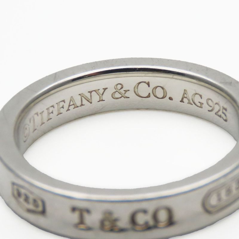 Tiffany & Co Ring Narrow 1837 Silver 925 Approx 3.8g Silver Accessory Standard