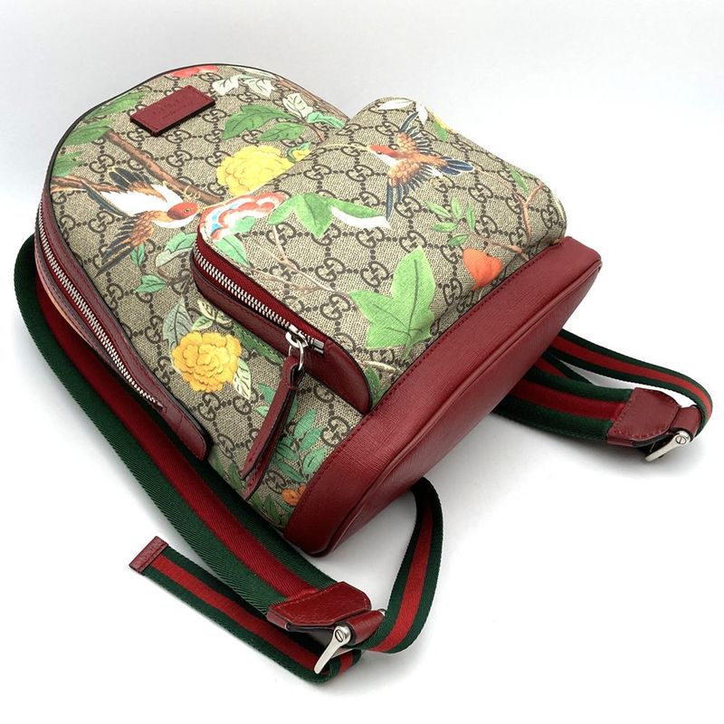 Gucci Spring/summer 2016 Tian 427042 Backpack Daypack Bird Flower Multicolor