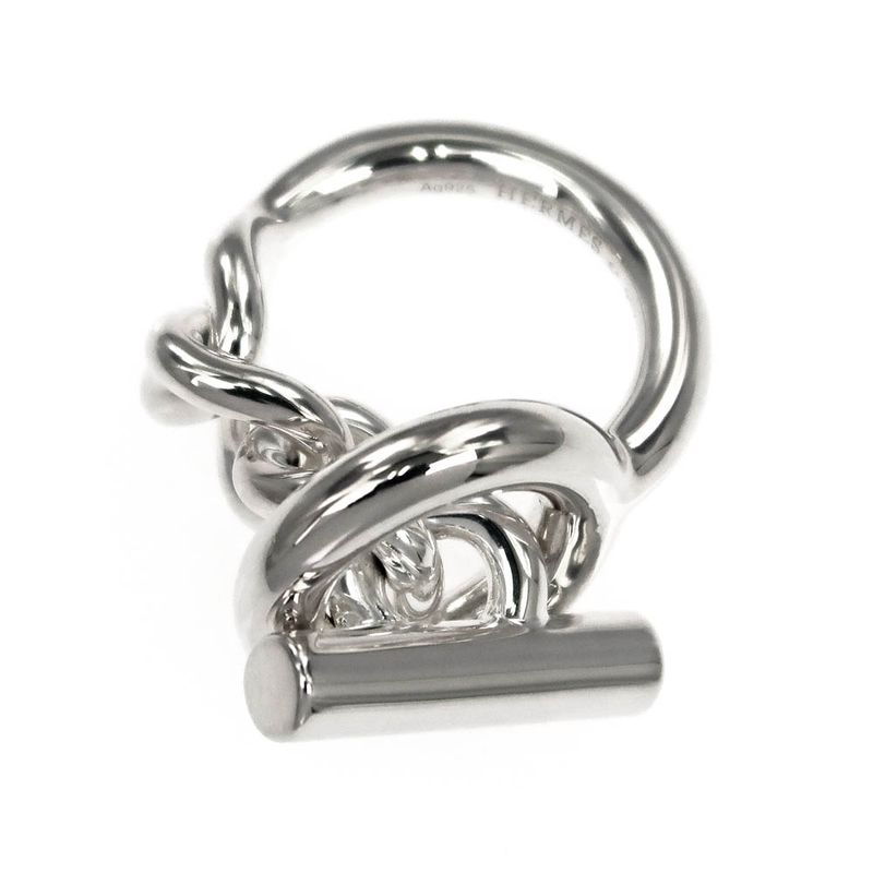 Hermes Ring Echape Croisette Size 51 Ag925 Silver - Accessories - Ring