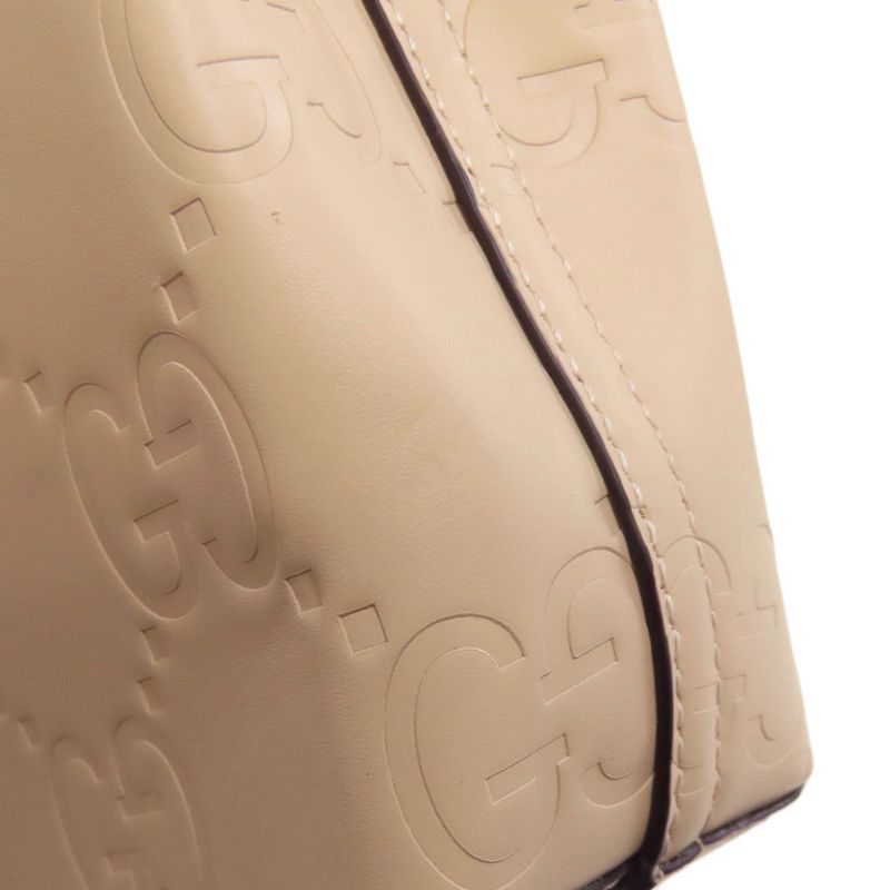 Gucci 790133 GG Super Mini Bag Handbag PVC Ladies