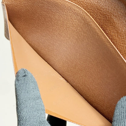 Louis Vuitton Monogram Porto Cult Credit Bifold Long Bill Holder M60825 Brown