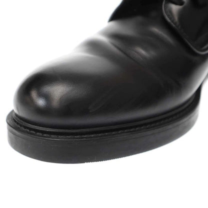 Prada Lace-Up Leather Shoes 2eg394 Black 10