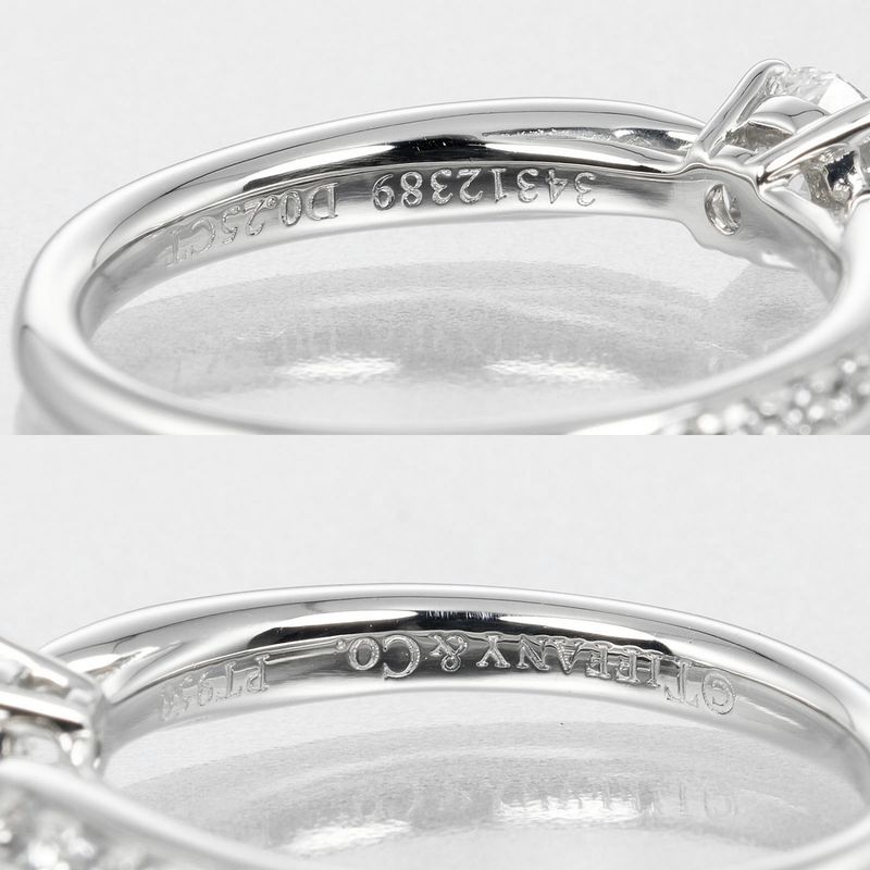 Tiffany & Co Harmony Engagement 0.25ct Vvs2/g/2ex/vg Pt950platinum × Diamond #5