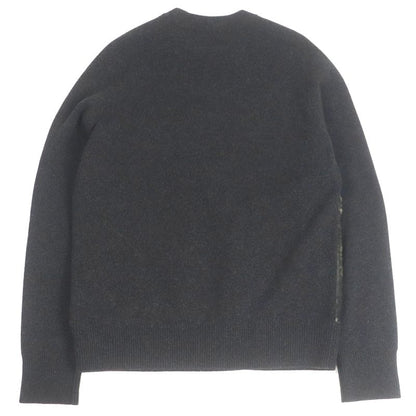 Louis Vuitton Han96wf94 Camel Cashmere Blend Halaco-switched Logo Long Sleeve