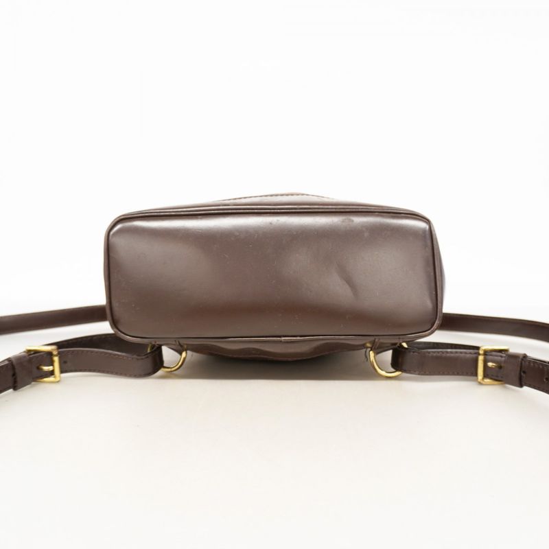 Louis Vuitton Backpack Daypack Damier Soho N51132 Ebene Womens