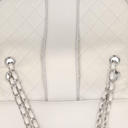 Chanel Elementary Chic Flap Lambskin Chain Shoulder Bag Women