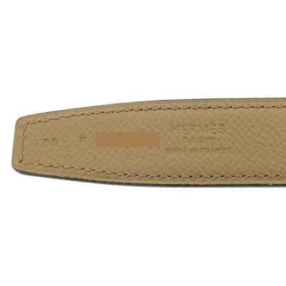 Hermes Belt Gamma New Blue Jean Biscuit Rose Gold Hardware 85cm