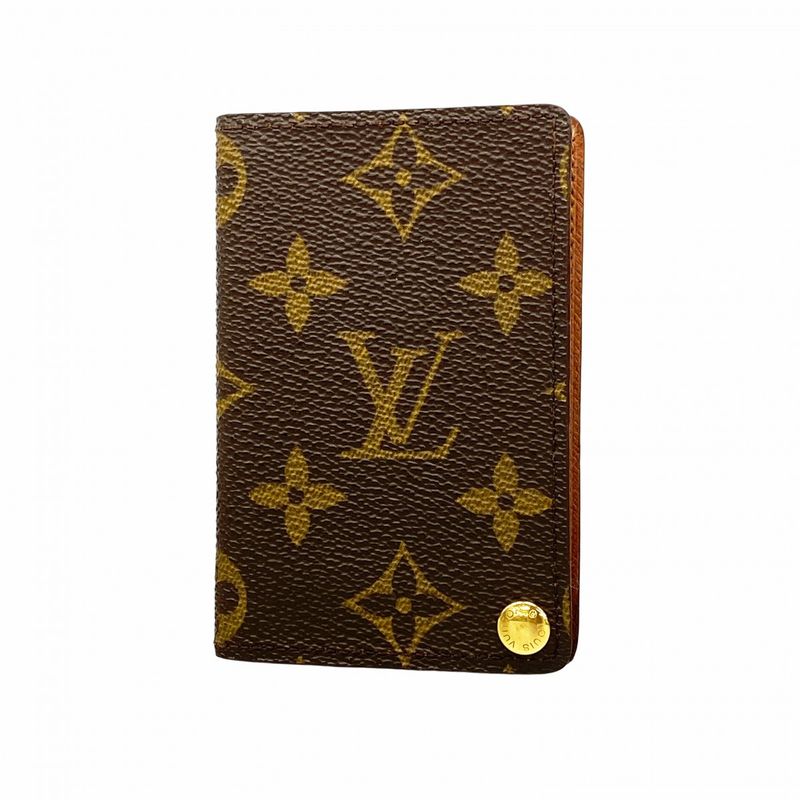 Louis Vuitton Card Case Monogram Porte Cult Cles Diplession M60937 Brown Men