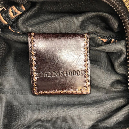 Fendi 2262226540009 Pouch Khaki Nylon/leather Zucca Women Men Fashion