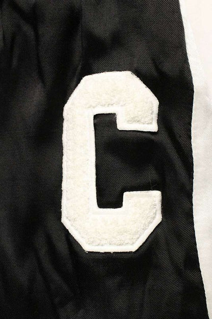 Celine 2p535164i Sideline Satin Track Long Pants Women 38