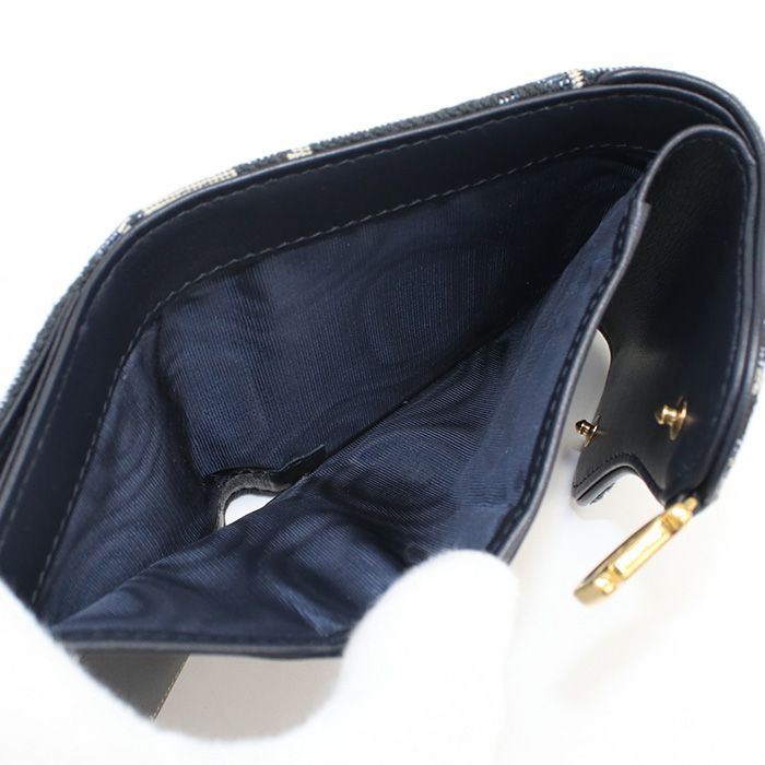 DIOR Lotus Wallet Saddle S5652 CTZQ M928 Bifold Wallet Dior Oblique Cles Deuce