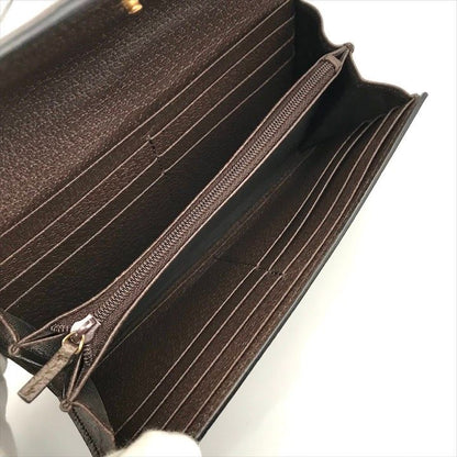 Gucci Ophidia GG Continental Wallet Leather Brown