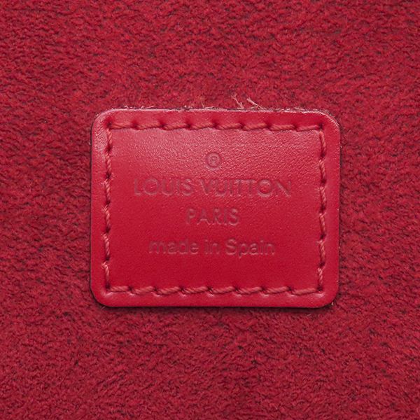 Louis Vuitton Shoulder Bag Voltaire Epi Leather Castilian Red Gold Hardware Red