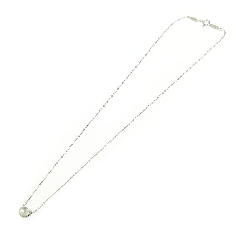 Tiffany & Co Tiffany & Co Silver Elsa Peretti Bean Necklace 2.5g 925 Engraved