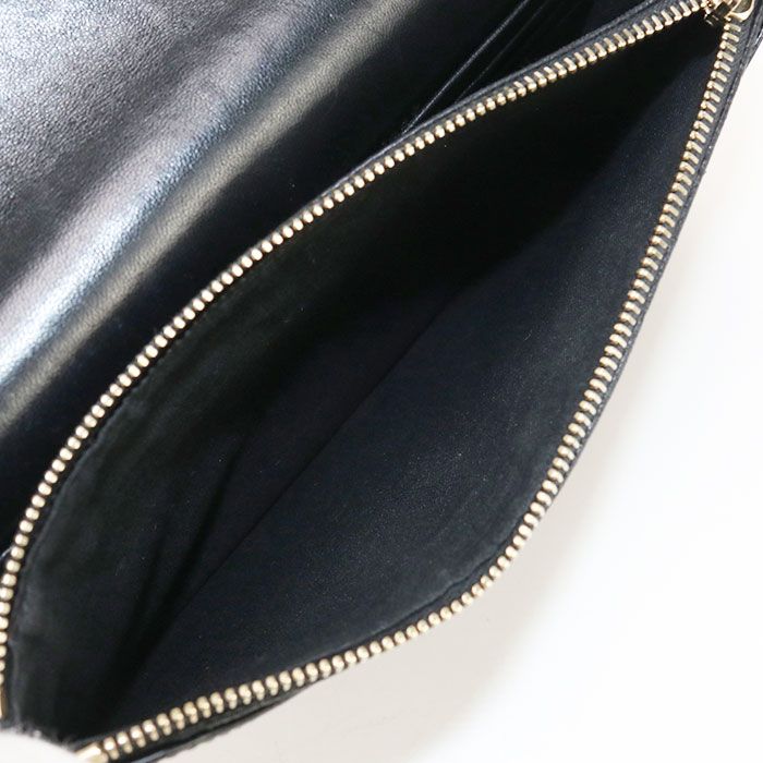 Balenciaga 444168 Chain Wallet Leather Women