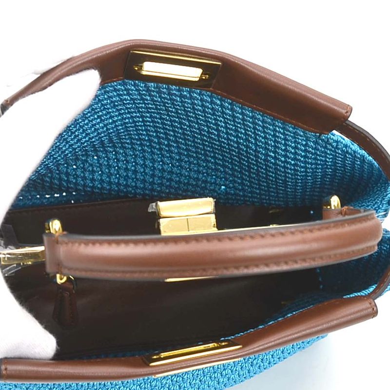 Fendi Shoulder Bag Handbag Mini Peekaboo 8bn244-afp3