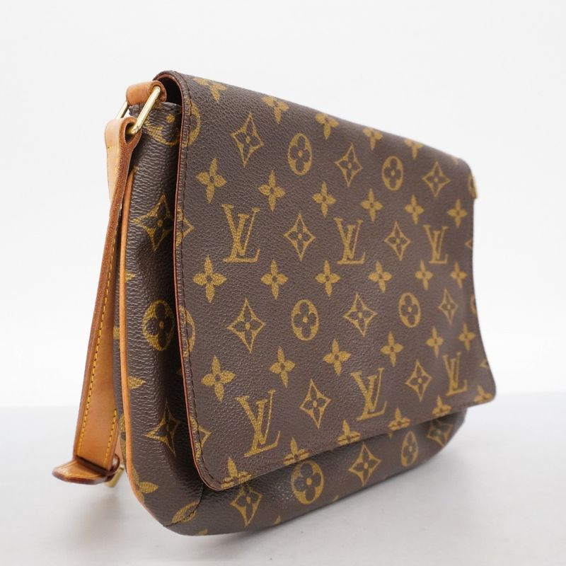Louis Vuitton Shoulder Bag Monogram Musette Tango Short Strap M51257 Brown
