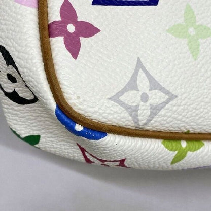 Louis Vuitton Monogram Multicolor Murakami Pochette Pouch Bag Accessories White