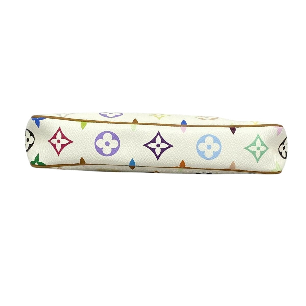 Louis Vuitton Monogram Multicolor Murakami Pochette Pouch Bag Accessories White