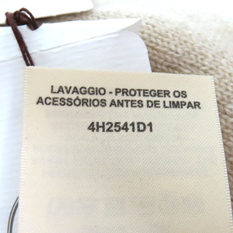 Hermes 24AW 4h2541d1 100% Cashmere Asymmetrical Long Sleeve Knit Dress With