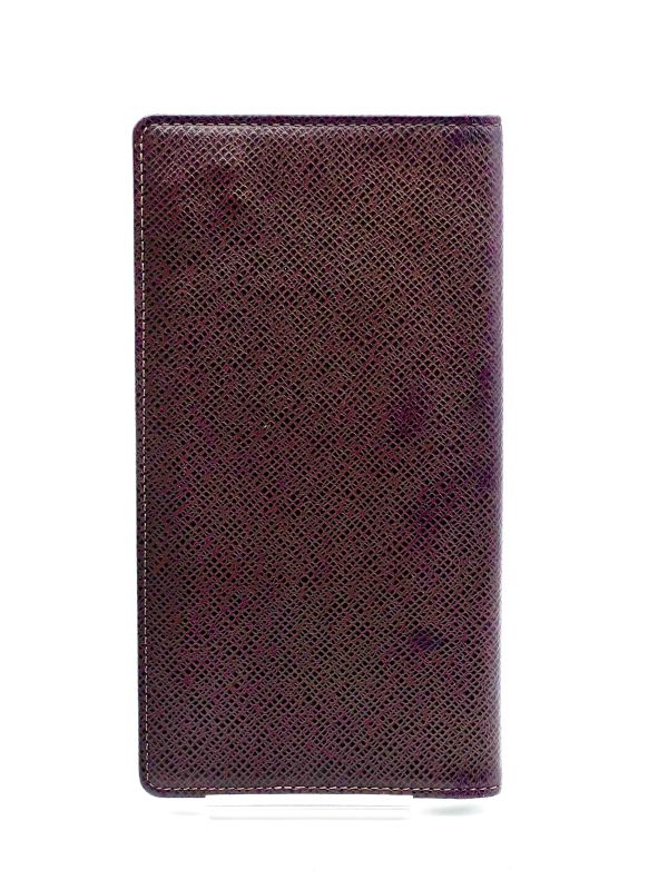 Louis Vuitton Billfold Taiga Porte Barrule Carte Cles Di Long Wallet Brown