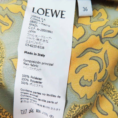 LOEWE S2296340ga Paura Zuibiza Cache Coeur/wrap Dress Multi 36 Made In Italy