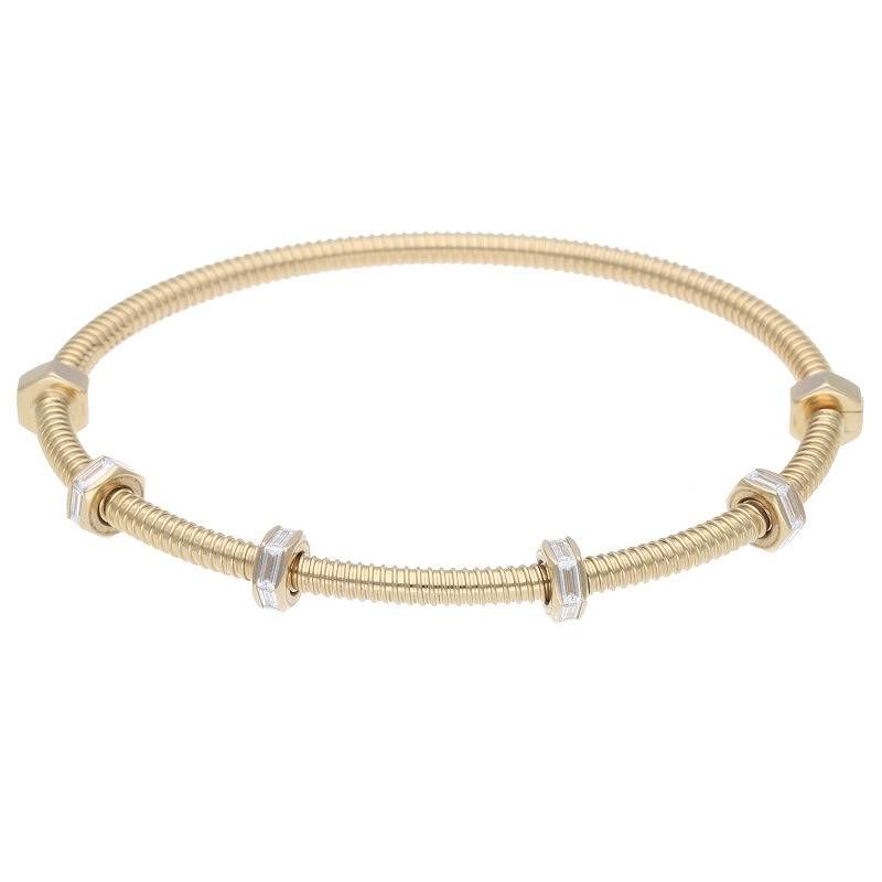 Cartier Ecrou DE Cartier Bracelet Ecru De 18K Yellow Gold Bucket Diamond