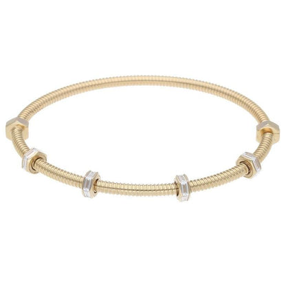 Cartier Ecrou DE Cartier Bracelet Ecru De 18K Yellow Gold Bucket Diamond