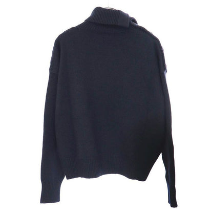 Celine by Phoebe Philo Shoulder Button Cashmere Turtleneck Knit Sweater 2 3am6