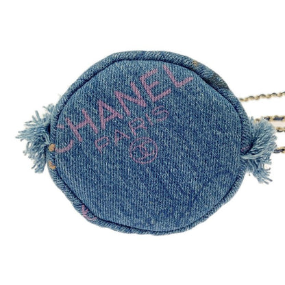 Chanel Ap2603 Denim Matelasse Mini Bucket Chain Shoulder Bag 456034 Shoulder Bag