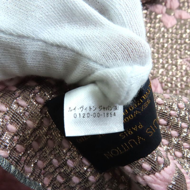 Louis Vuitton 2018 M70466 Logomania Silk Blend Rose Ballerine Monogram Scarf