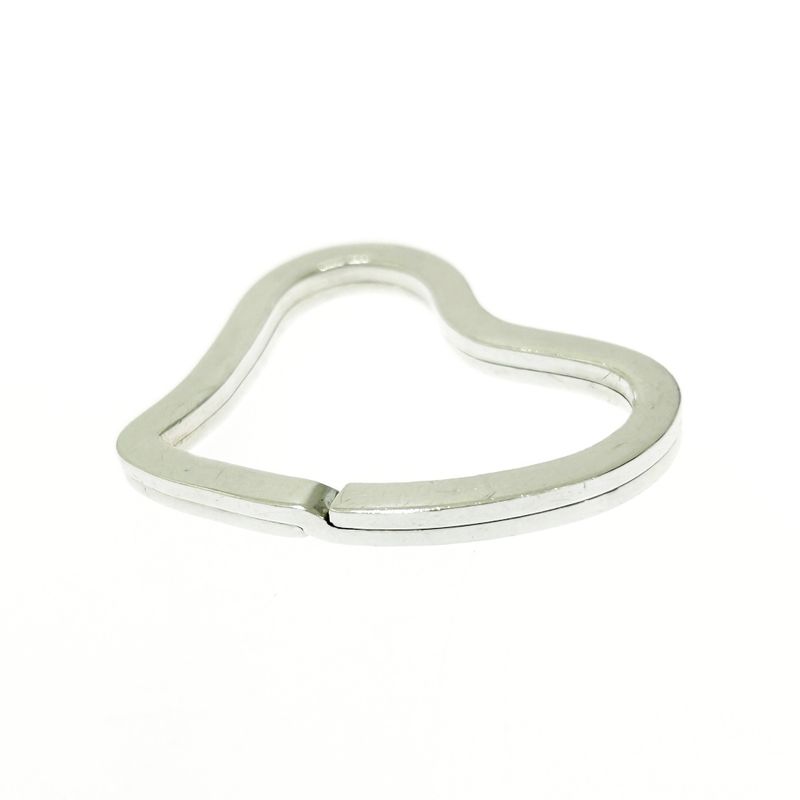 Tiffany & Co Tiffany & Co Silver Open Heart Key Ring 8.6g 925 Engraved 412106