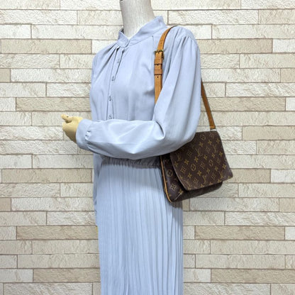 Louis Vuitton Musette Tango Short Monogram Shoulder Bag Monogram Canvas M51257