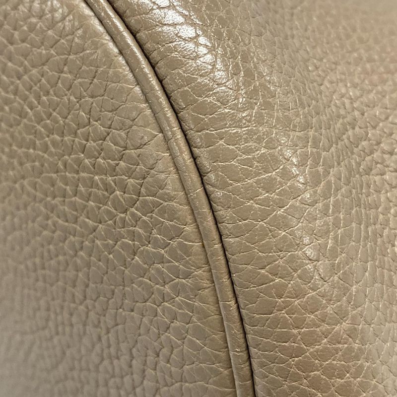 Hermes Handbag Mangeoir Etoupe Silver Hardware