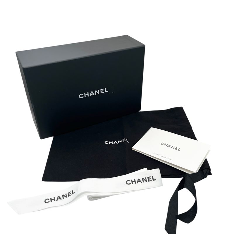 Chanel Shoulder Bag Leather Coco Handle Micro Caviar Skin Gold Hardware Black