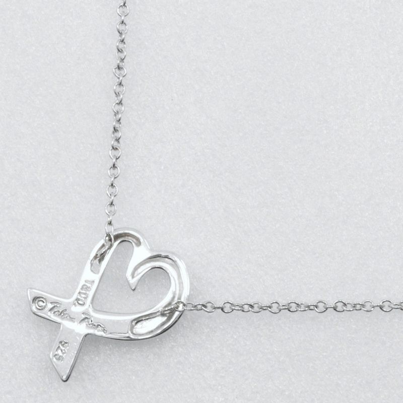 Tiffany & Co Loving Heart Paloma Picasso 925 Silver Ladies 2.1g Necklace