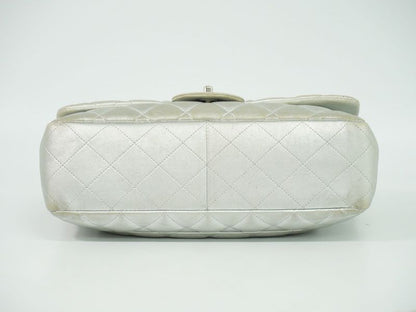 Authentic Chanel Coco Mark Matelasse Single Flap Chain Shoulder Bag Pochette